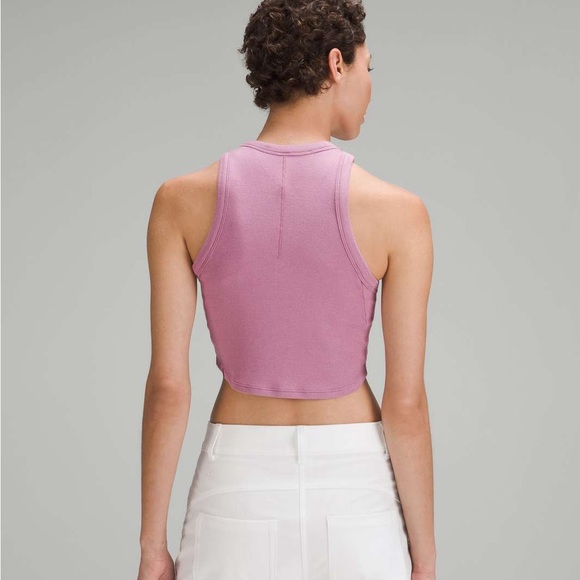 Lululemon Hold Tight Crop Tank Purple size 4/6 muscle tank gym top - Picture 2 of 8